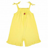 Buy Sleeveless short dungarees with leg ruffles LIMONCELLO in the online store Condor. Made in Spain. Visit the BEACHWEAR section where you will find more products that you will surely fall in love with. We invite you to take a look around our online store.