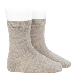 Buy Merino wool-blend short socks NOUGAT in the online store Condor. Made in Spain. Visit the BASIC WOOL BABY SOCKS section where you will find more colors and products that you will surely fall in love with. We invite you to take a look around our online store.