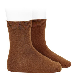 Buy Merino wool-blend short socks CHOCOLATE in the online store Condor. Made in Spain. Visit the BASIC WOOL BABY SOCKS section where you will find more colors and products that you will surely fall in love with. We invite you to take a look around our online store.