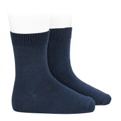Buy Merino wool-blend short socks NAVY BLUE in the online store Condor. Made in Spain. Visit the BASIC WOOL BABY SOCKS section where you will find more colors and products that you will surely fall in love with. We invite you to take a look around our online store.