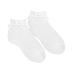 Ceremony socks with lace,...