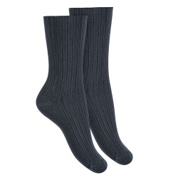 Buy Woman modal rib loose fitting socks DARK GREY in the online store Condor. Made in Spain. Visit the WOMAN AUTUMN-WINTER SOCKS section where you will find more colors and products that you will surely fall in love with. We invite you to take a look around our online store.