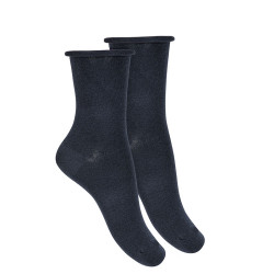 Buy Woman rolled-cuff short socks NAVY BLUE in the online store Condor. Made in Spain. Visit the WOMAN AUTUMN-WINTER SOCKS section where you will find more colors and products that you will surely fall in love with. We invite you to take a look around our online store.