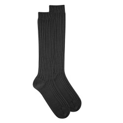 Compra Merino wool rib knee-high socks BLACK en la tienda online Condor. Fabricado en España. Visita la sección BASIC WOOL SOCKS donde encontrarás más colores y productos que seguro que te enamorarán. Te invitamos a darte una vuelta por nuestra tienda online.