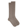 Buy Merino wool rib knee-high socks SAND in the online store Condor. Made in Spain. Visit the BASIC WOOL SOCKS section where you will find more colors and products that you will surely fall in love with. We invite you to take a look around our online store.