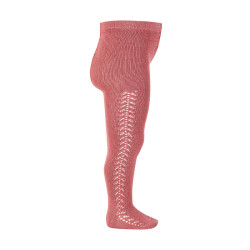 Buy Warm cotton tights with side openwork CARMINE in the online store Condor. Made in Spain. Visit the WARM OPENWORK TIGHTS section where you will find more colors and products that you will surely fall in love with. We invite you to take a look around our online store.