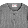 Shop the Garter stitch cardigan LIGHT GREY Condor. Available in a wide variety of colors to match with leotards, socks, and bonnets. Knitwear cardigans and also bolero cardigans for girls made of 100% cotton. Ideal as basics for back to school uniforms and for communions, weddings and baptisms.