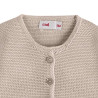 Shop the Garter stitch cardigan STONE Condor. Available in a wide variety of colors to match with leotards, socks, and bonnets. Knitwear cardigans and also bolero cardigans for girls made of 100% cotton. Ideal as basics for back to school uniforms and for communions, weddings and baptisms.