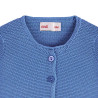 Shop the Garter stitch cardigan FRENCH BLUE Condor. Available in a wide variety of colors to match with leotards, socks, and bonnets. Knitwear cardigans and also bolero cardigans for girls made of 100% cotton. Ideal as basics for back to school uniforms and for communions, weddings and baptisms.