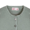 Shop the Garter stitch cardigan DRY GREEN Condor. Available in a wide variety of colors to match with leotards, socks, and bonnets. Knitwear cardigans and also bolero cardigans for girls made of 100% cotton. Ideal as basics for back to school uniforms and for communions, weddings and baptisms.