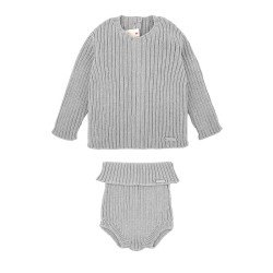 Buy Rib set (sweater + culotte) ALUMINIUM in the online store Condor. Made in Spain. Visit the Cotton knitwear section where you will find more colors and products that you will surely fall in love with. We invite you to take a look around our online store.