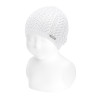 Buy Spick stitch openwork knit hat WHITE in the online store Condor. Made in Spain. Visit the COLLECTION SPIKE STITCH section where you will find more colors and products that you will surely fall in love with. We invite you to take a look around our online store.