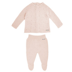 Buy Link stitch set (sweater + footed leggings) NUDE in the online store Condor. Made in Spain. Visit the COLLECTION LINK OPENWORK section where you will find more colors and products that you will surely fall in love with. We invite you to take a look around our online store.