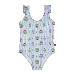 Buy Little tropic upf50 swimsuit with flounces BABY BLUE in the online store Condor. Made in Spain. Visit the LITTLE TROPIC COLLECTION section where you will find more products that you will surely fall in love with. We invite you to take a look around our online store.