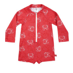 Buy Crab family upf50 one-piece long sleeveswimsuit RED in the online store Condor. Made in Spain. Visit the CRAB FAMILY COLLECTION section where you will find more products that you will surely fall in love with. We invite you to take a look around our online store.