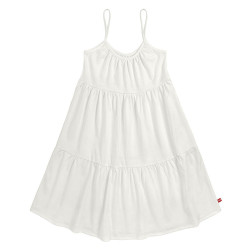 Buy Sleveless sundress with flounces CREAM in the online store Condor. Made in Spain. Visit the BEACHWEAR section where you will find more products that you will surely fall in love with. We invite you to take a look around our online store.