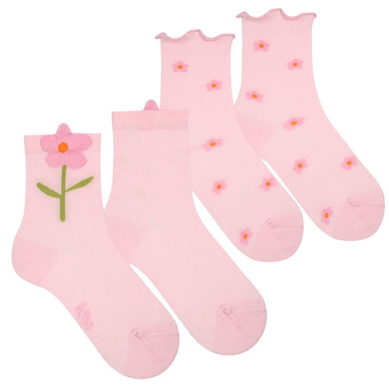 Achetez chez Lot: 1 paire chaussettes fleur 3d + 1 paire fleurs ROSE sur le site online Condor. Fabriqué en Espagne. Visitez notre section CHAUSSETTES AVEC DESSIN PRINTEMPS ENFANTS ou vous trouverez plus de couleurs et produits que vous allez adorer. Nous vous invitons a visiter notre boutique en ligne.