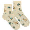 Buy Small dino embroidery socks LINEN in the online store Condor. Made in Spain. Visit the FANCY SPRING CHILDREN SOCKS section where you will find more colors and products that you will surely fall in love with. We invite you to take a look around our online store.