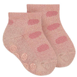 Buy Non-slip ankle socks - circles OLD ROSE in the online store Condor. Made in Spain. Visit the NON-SLIP SOCKS section where you will find more colors and products that you will surely fall in love with. We invite you to take a look around our online store.