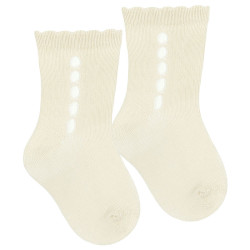 Buy Openwork perle short socks with fancy cuff BEIGE in the online store Condor. Made in Spain. Visit the BABY CEREMONY SOCKS section where you will find more colors and products that you will surely fall in love with. We invite you to take a look around our online store.
