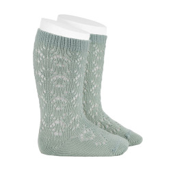 Buy Perle geometric openwork knee high socks SEA MIST in the online store Condor. Made in Spain. Visit the BABY ELASTIC OPENWORK SOCKS section where you will find more colors and products that you will surely fall in love with. We invite you to take a look around our online store.