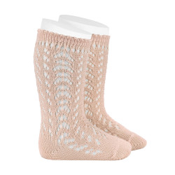 Buy Perle cotton openwork knee-high socks NUDE in the online store Condor. Made in Spain. Visit the BABY OPENWORK SOCKS section where you will find more colors and products that you will surely fall in love with. We invite you to take a look around our online store.