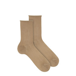 Buy Elastic cotton loose fitting socks and rolled cuff ROPE in the online store Condor. Made in Spain. Visit the SPRING MAN SOCKS section where you will find more colors and products that you will surely fall in love with. We invite you to take a look around our online store.