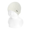 Buy Spick stitch openwork knit hat CREAM in the online store Condor. Made in Spain. Visit the COLLECTION SPIKE STITCH section where you will find more colors and products that you will surely fall in love with. We invite you to take a look around our online store.