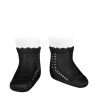 Buy Perle side openwork short socks BLACK in the online store Condor. Made in Spain. Visit the BABY SPIKE OPENWORK SOCKS section where you will find more colors and products that you will surely fall in love with. We invite you to take a look around our online store.